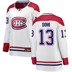 Women's Max Domi Montreal Canadiens Breakaway Away Jersey - White