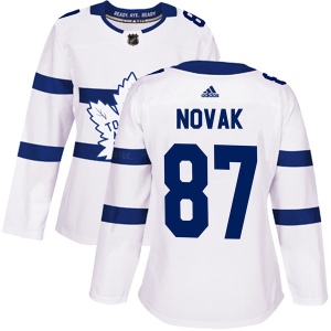 Women's Max Novak Toronto Maple Leafs Authentic 2018 Stadium Series Jersey - White