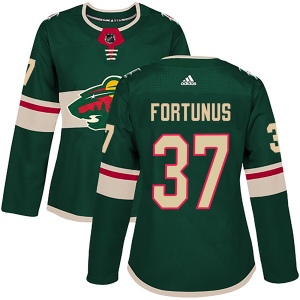 Women's Maxime Fortunus Minnesota Wild Authentic Home Jersey - Green