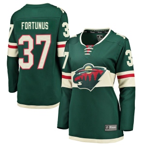 Women's Maxime Fortunus Minnesota Wild Breakaway Home Jersey - Green