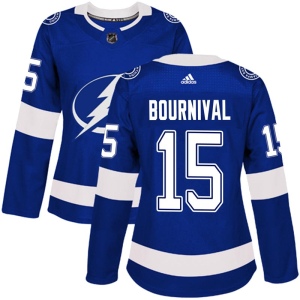 Women's Michael Bournival Tampa Bay Lightning Authentic Home Jersey - Blue