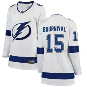 Women's Michael Bournival Tampa Bay Lightning Breakaway Away Jersey - White