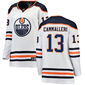 Women's Michael Cammalleri Edmonton Oilers Authentic Away Breakaway Jersey - White