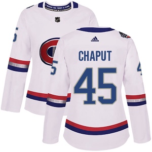 Women's Michael Chaput Montreal Canadiens Authentic 2017 100 Classic Jersey - White