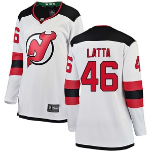 Women's Michael Latta New Jersey Devils Breakaway Away Jersey - White