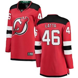 Women's Michael Latta New Jersey Devils Breakaway Home Jersey - Red