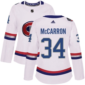 Women's Michael Mccarron Montreal Canadiens Authentic Michael McCarron 2017 100 Classic Jersey - White