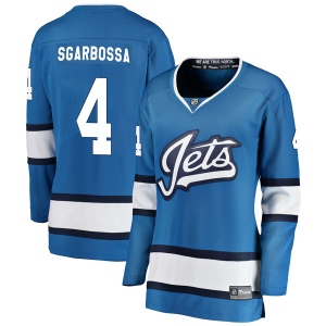 Women's Michael Sgarbossa Winnipeg Jets Breakaway Alternate Jersey - Blue