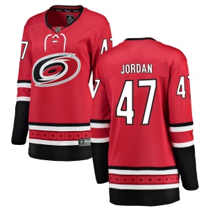 Women's Michal Jordan Carolina Hurricanes Breakaway Home Jersey - Red