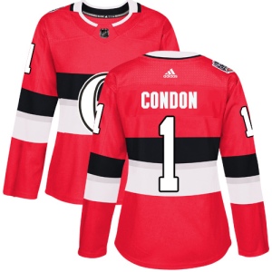 Women's Mike Condon Ottawa Senators Authentic 2017 100 Classic Jersey - Red