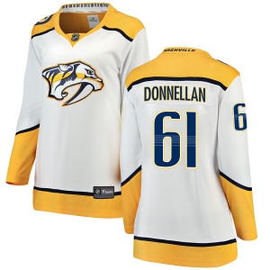 Women's Mike Donnellan Nashville Predators Breakaway Away Jersey - White