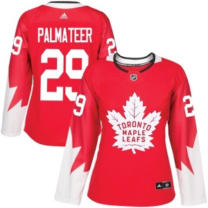 Women's Mike Palmateer Toronto Maple Leafs Authentic Alternate Jersey - Red