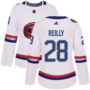 Women's Mike Reilly Montreal Canadiens Authentic 2017 100 Classic Jersey - White