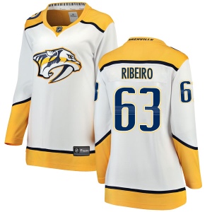 Women's Mike Ribeiro Nashville Predators Breakaway Away Jersey - White