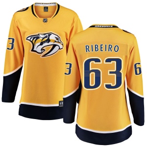 Women's Mike Ribeiro Nashville Predators Home Breakaway Jersey - Yellow