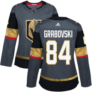 Women's Mikhail Grabovski Vegas Golden Knights Authentic Gray Home Jersey - Gold