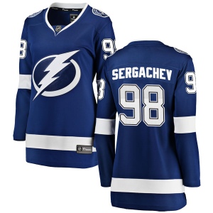 Women's Mikhail Sergachev Tampa Bay Lightning Breakaway Home Jersey - Blue