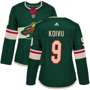 Women's Mikko Koivu Minnesota Wild Authentic Home Jersey - Green