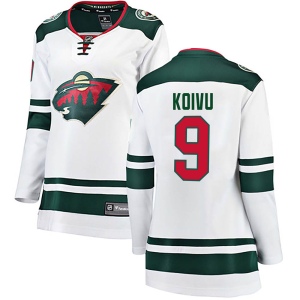 Women's Mikko Koivu Minnesota Wild Breakaway Away Jersey - White