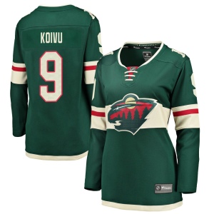 Women's Mikko Koivu Minnesota Wild Breakaway Home Jersey - Green