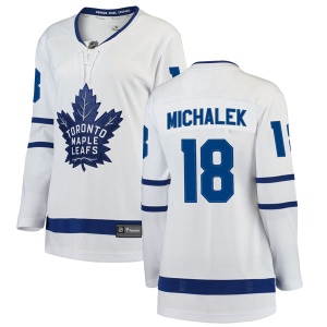 Women's Milan Michalek Toronto Maple Leafs Breakaway Away Jersey - White