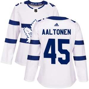 Women's Miro Aaltonen Toronto Maple Leafs Authentic 2018 Stadium Series Jersey - White