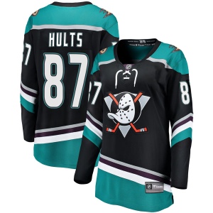 Women's Mitch Hults Anaheim Ducks Breakaway Alternate Jersey - Black