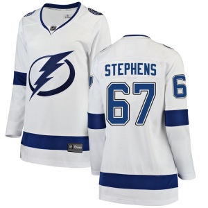 Women's Mitchell Stephens Tampa Bay Lightning Breakaway Away Jersey - White