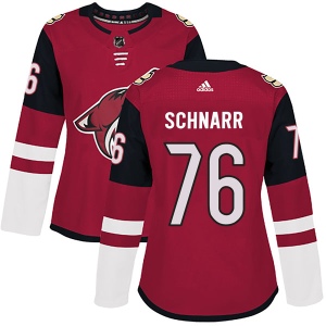 Women's Nate Schnarr Arizona Coyotes Authentic Maroon Home Jersey