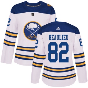 Women's Nathan Beaulieu Buffalo Sabres Authentic 2018 Winter Classic Jersey - White