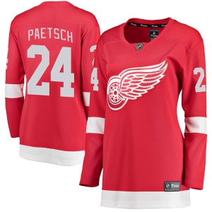 Women's Nathan Paetsch Detroit Red Wings Breakaway Home Jersey - Red