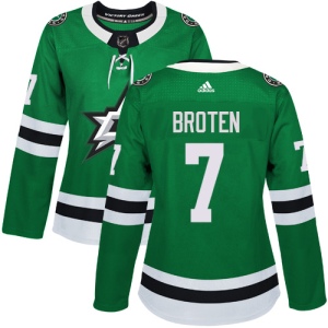 Women's Neal Broten Dallas Stars Authentic Home Jersey - Green