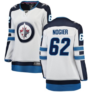 Women's Nelson Nogier Winnipeg Jets Breakaway Away Jersey - White