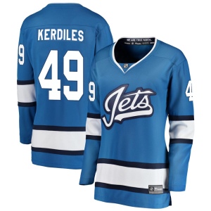 Women's Nic Kerdiles Winnipeg Jets Breakaway Alternate Jersey - Blue