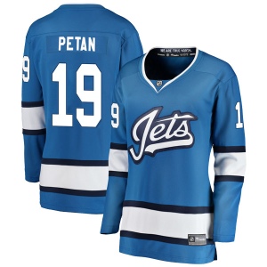 Women's Nic Petan Winnipeg Jets Breakaway Alternate Jersey - Blue