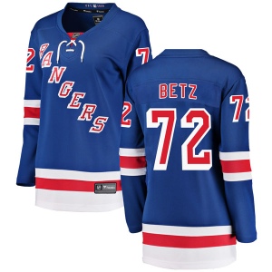 Women's Nick Betz New York Rangers Breakaway Home Jersey - Blue