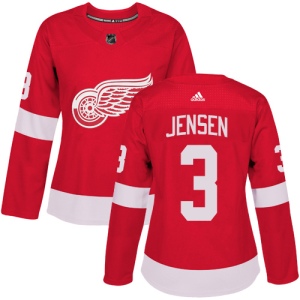 Women's Nick Jensen Detroit Red Wings Authentic Home Jersey - Red