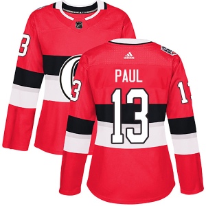 Women's Nick Paul Ottawa Senators Authentic 2017 100 Classic Jersey - Red