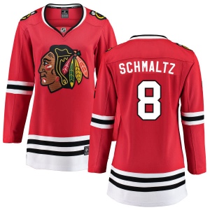 Women's Nick Schmaltz Chicago Blackhawks Home Breakaway Jersey - Red