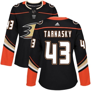 Women's Nick Tarnasky Anaheim Ducks Authentic Home Jersey - Black