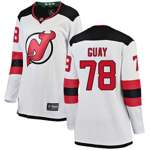 Women's Nicolas Guay New Jersey Devils Breakaway Away Jersey - White