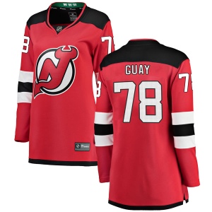 Women's Nicolas Guay New Jersey Devils Breakaway Home Jersey - Red