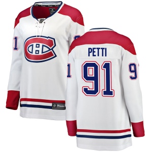 Women's Niki Petti Montreal Canadiens Breakaway Away Jersey - White