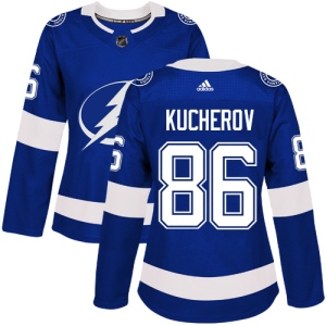 Women's Nikita Kucherov Tampa Bay Lightning Authentic Home Jersey - Royal Blue