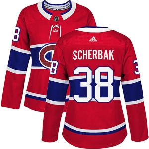 Women's Nikita Scherbak Montreal Canadiens Authentic Home Jersey - Red