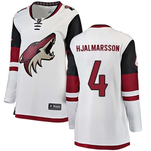 Women's Niklas Hjalmarsson Arizona Coyotes Authentic Away Jersey - White