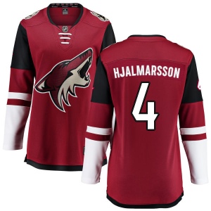 Women's Niklas Hjalmarsson Arizona Coyotes Home Breakaway Jersey - Red