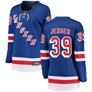 Women's Niklas Jensen New York Rangers Breakaway Home Jersey - Blue