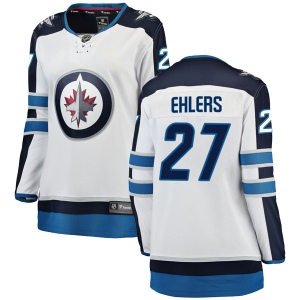 Women's Nikolaj Ehlers Winnipeg Jets Breakaway Away Jersey - White