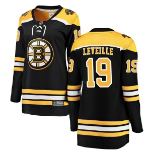 Women's Normand Leveille Boston Bruins Breakaway Home Jersey - Black